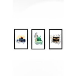 Wallxpert set 3 dekorativne slike Artsycllct4 Cene