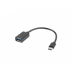 Lanberg AD-OTG-UC-01 USB cable USB 2.0 0.15 m USB A USB C Black Cene