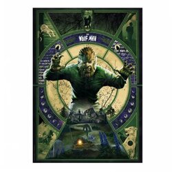 Fanattik Universal Monsters Wolfman Print Cene