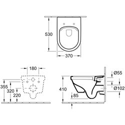 Villeroy & Boch viseča WC školjka OMNIA ARCHITECTURA 5684 R0 Cene