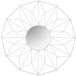 Tutumi geometrijsko ogledalo bijelo 12-krako 58 cm Cijene