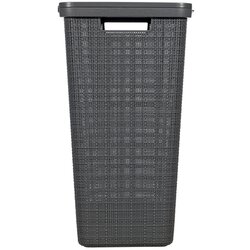 Curver Jute košara za rublje, 58 l, tamno siva Cene
