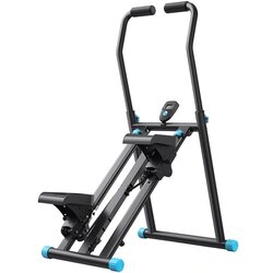 MERACH vadbeni steper MR-2448B1, 150 kg, črna/modra Cene
