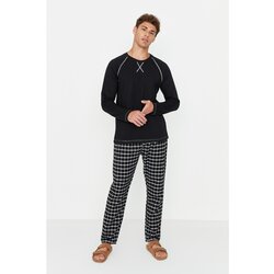 Trendyol Black Men's Regular Fit Pajamas Set Cijene