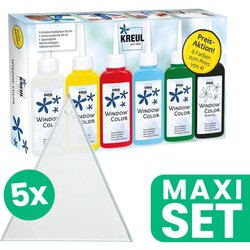 Artmie Set za barvanje stekla in trikotni stekleni kosi Cene