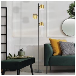 Eglo 39987 - LED podna lampa ALTAMIRA 3xGU10/4,6W/230V 3000K zlatna Cene