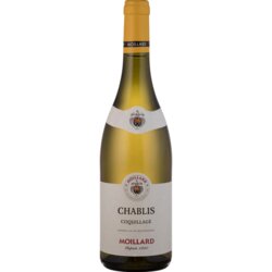 Moillard Suvo belo vino Chablis Coquillage, 0.75 l Cene