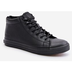 Big Star Insulated men's sneakers made of eco leather black Cijene