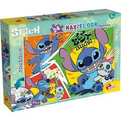 Lisciani Giochi Disney Stitch 2 v 1 maxi 24-delni puzzle in pobarvanka 70x50 cm - Lisciani Cene