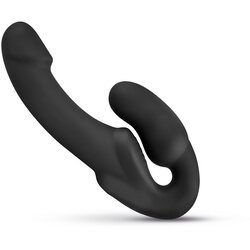 No-Parts strap on dildo bez pojasa - Morgan, 22 cm, crni Cene