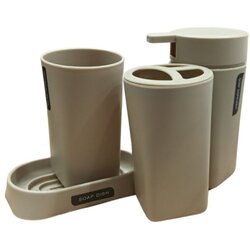 Dekordom set za kupatilo basic 1/4 - beige - N11 Cene
