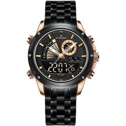 Naviforce Sat RI-29608 - Crna / Zlatna Ružičasta Cene