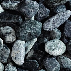 ZANDOBBIO Granulati Zandobbio ukrasni oblutci Verde Alpi 40-60 mm, zeleni, 25 kg Cene