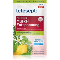 TETESEPT Zdravilna kopel s morsko soljo "Sproščanje mišic" - 80 g Cene
