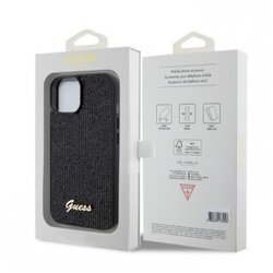Guess maska za iphone 15 disco script metal black Cene