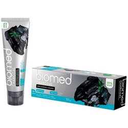 Biomed charcoal pasta za zube sa aktivnim ugljem 100g tuba Cene