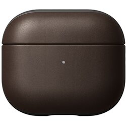Nomad Airpods V3 Case Rustic Brown Leather Cene