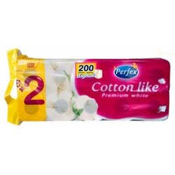Perfex toalet papir cotton like 3sloja 8+2kom Cene