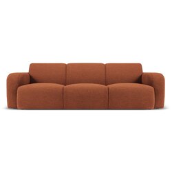 Micadoni Home Smeđa sofa od bouclé tkanine 235 cm Molino – Cene