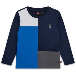 Lego iconic majica dugih rukava, teget Cene