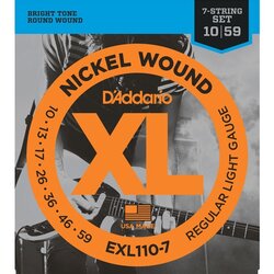 D'Addario EXL110-7 10-59 žice za 7-žičanu električnu gitaru Cene