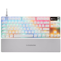 Steel Series APEX PRO TKL GEN 3 keyboard Gaming USB US English White Cene
