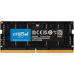 Crucial 32GB DDR5-4800 SODIMM CL40 (16Gbit) CT32G48C40S5 Cene