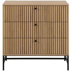 Actona Komoda v hrastovem dekorju v naravni barvi 81x80x40 cm Albany – Cene