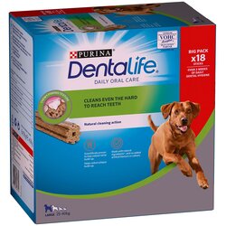 Purina Dentalife prigrizki za dnevno nego zob za velike pse (25-40 kg) - 18 palčk (6 x 106 g) Cene