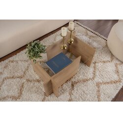 Hanah home sto za dnevnu sobu vetrino honey oak Cene