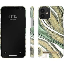 Ideal od Sweden iDeal of Sweden Maskica - iPhone 12 / 12 Pro - Cosmic Green Swirl Cene