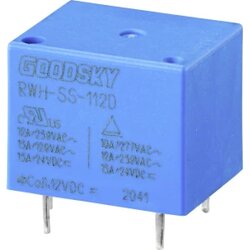 GoodSky RWH-SS-112D relej za tiskane pločice 12 V/DC 15 A 1 prebacivanje 1 St. Tray Cene