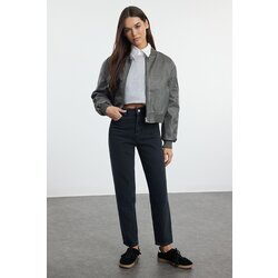 Trendyol Black High Waist Mom Jeans Cene