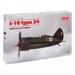 ICM model kit aircraft - I-16 type 24 wwii soviet fighter 1:32 Cene