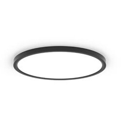 Greentech Okrugla stropna LED svjetiljka (24 W, Ø x V: 40 cm x 24 mm, Crna) Cene