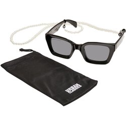 Urban Classics Sunglasses Poros With chain black/black Cene
