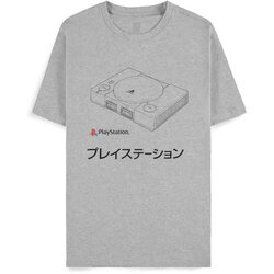 Difuzed Playstation - O.G Console Grey Men\'s Short Sleeved T-Shirt (L) Cene
