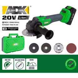 ADK akumulatorska ugaona brusilica 20V SF4C103 ENEX 1 x 2.0AH Cene