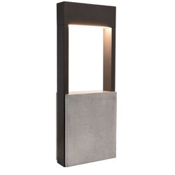 Planetitaly CHERTAN Svetilka 45cm LED 12W aluminij betonski kamen IP54 zunanja luč vrtni drevored 230V VELIKOST 45CM, (20554227) Cene