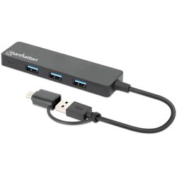 Hub MANHATTAN s 4 USB 3.0 Type-C/Type-A priključka Cene
