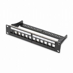 Digitus Modular Patch Panel, 12-port, 10", blank, 1U Cene