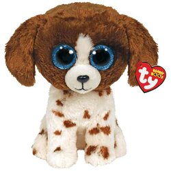 Ty Beanie Boos MUDDLES - rjavo/bel pes (15 cm) Cene