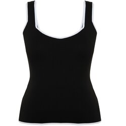 Trendyol Curve Black Bodycon Knitwear Blouse Cene