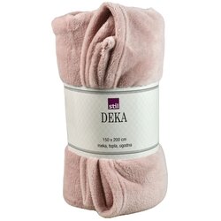 STIL deka coral flis roza 150x200 cm Cene