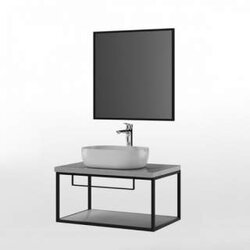Armal BAZA VISEÄA 80CM CRNO-SVIJETLI BETON INDY Cene