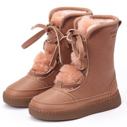 Donsje® otroški topli škorenjčki sonny hazelnut leather Cene