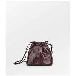 Beck Sondergaard Ročne torbice Eelskin Gila Bag Fudge Brown pisana Cene