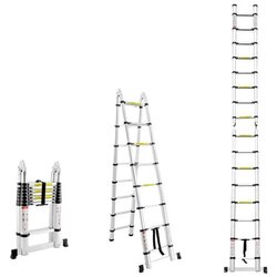  Duple aluminijumske teleskopske merdevine 1,9+1,9m Cene