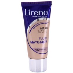 Lirene Nature Matte matirajući fluidni puder za dugotrajni efekt nijansa 15 Tanned 30 ml Cene