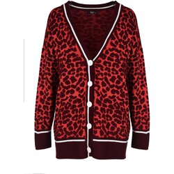  ženski džemper crveno-crni Cene
